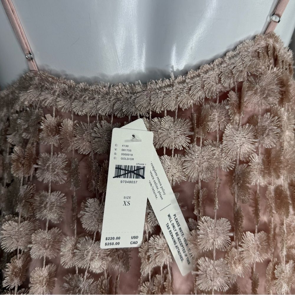 Anthropologie x Saylor Fringe Mini Slip Dress/ size XS - Picture 14 of 14
